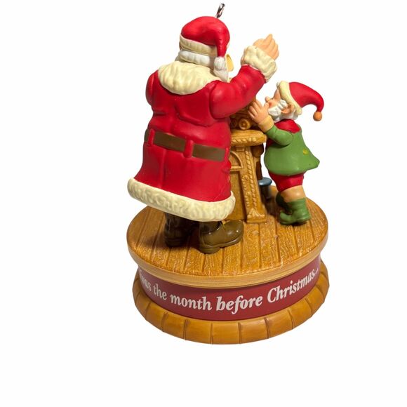 Hallmark Keepsake 2011 TWAS THE MONTH BEFORE CHRISTMAS Sound Storytelling - Picture 4 of 12